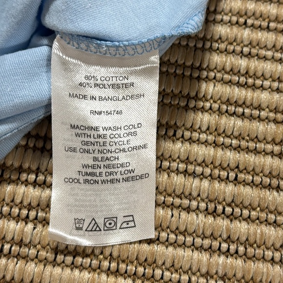 Mountain and Isles Sunset Graphic T-Shirt - Blue - Picture 7 of 13